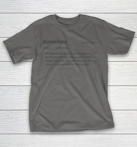 Father's Day Funny Gift Ideas Apparel  Grandpa Noun Definition Dad Father T Shirt T-Shirt 8