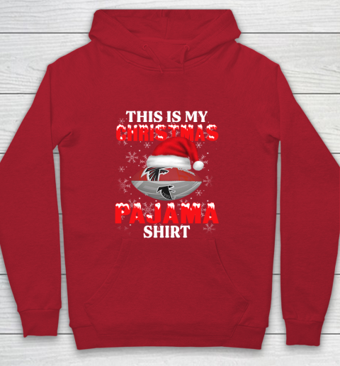 Atlanta Falcons This Is My Christmas Pajama Shirt NFL Youth Hoodie 7
