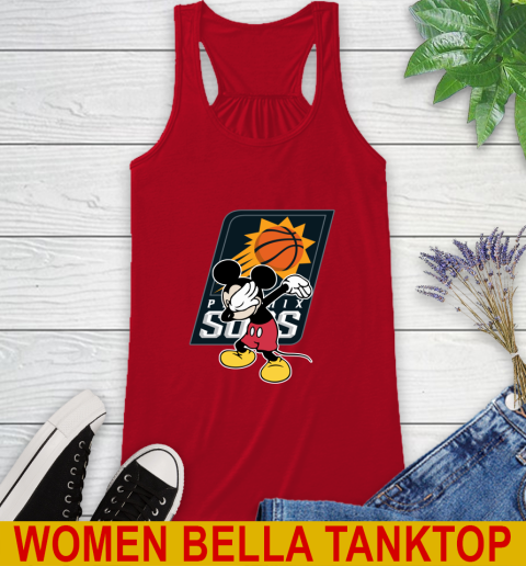 Phoenix Suns NBA Basketball Dabbing Mickey Disney Sports Racerback Tank 6