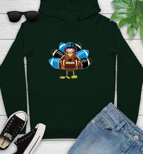 Carolina Panthers Turkey Thanksgiving Day Youth Hoodie 13