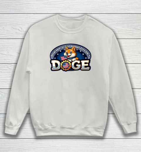 Funny DOGE Crypto Meme Department of Government Efficiency Sweatshirt 8