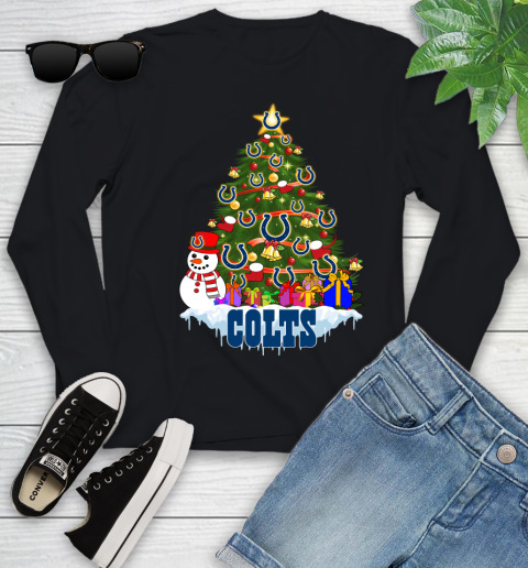 Indianapolis Colts Merry Christmas NFL Football Sports Youth Long Sleeve 2