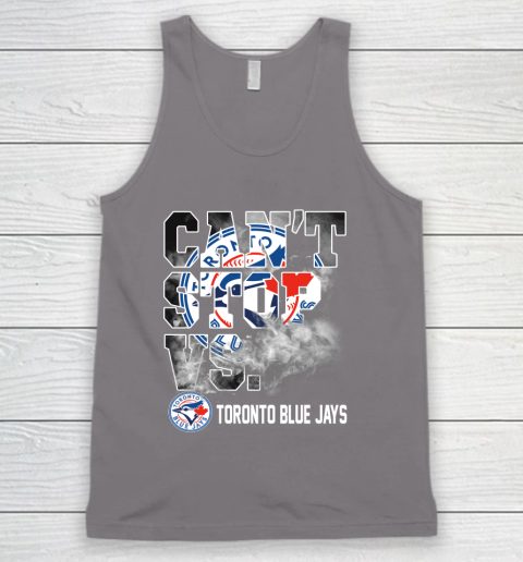 MLB Toronto Blue Jays Baseball Can't Stop Vs Blue Jays Tank Top 6