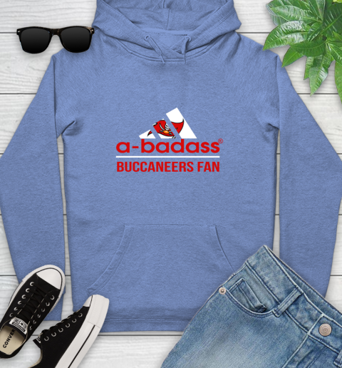 NFL A Badass Tampa Bay Buccaneers Fan Adidas Football Sports Youth Hoodie 13