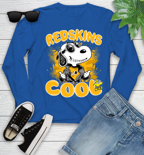 NFL Football Washington Redskins Cool Snoopy Shirt Youth Long Sleeve 9
