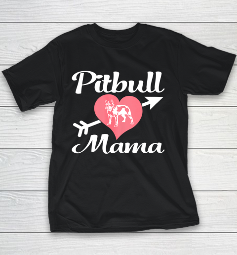 Dog Mom Shirt Pitbull Mama Shirt Pit bull Lover Owner Gifts Dog Pittie Mom (2) Youth T-Shirt