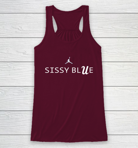 Sissy Blue Shirt UCLA Racerback Tank 2