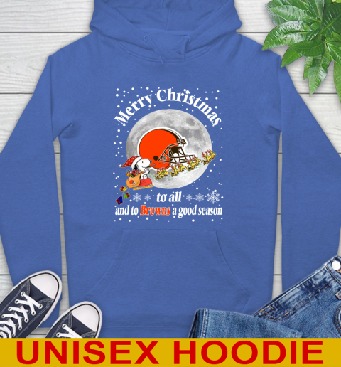 Cleveland Browns Merry Christmas To All And To Browns A Good Season NFL Football Sports Hoodie 9