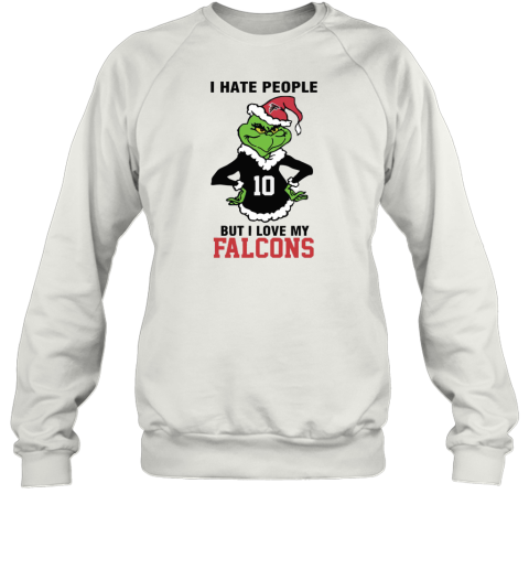 I Hate People But I Love My Falcons Atlanta Falcons NFL Teams Sweatshirt