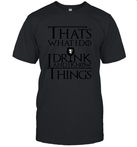 I Drink And I Know Things Beer Mug Unisex Jersey Tee