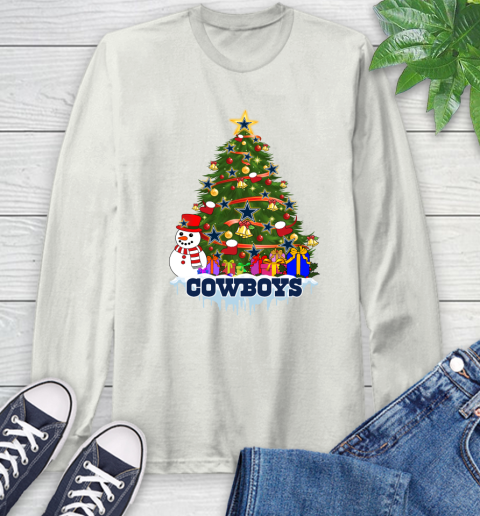 Dallas Cowboys Merry Christmas NFL Football Sports Long Sleeve T-Shirt 12