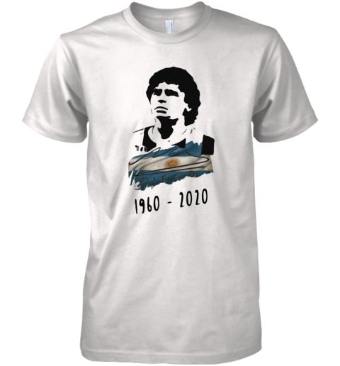 Argentina Football Diego Maradona 1960 2020 Premium Men's T-Shirt