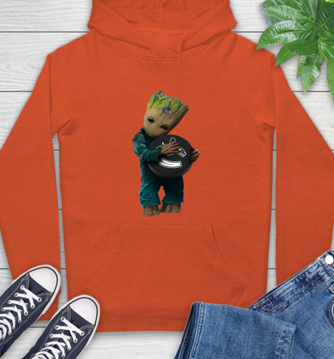 NHL Groot Guardians Of The Galaxy Hockey Sports Vancouver Canucks Hoodie 5