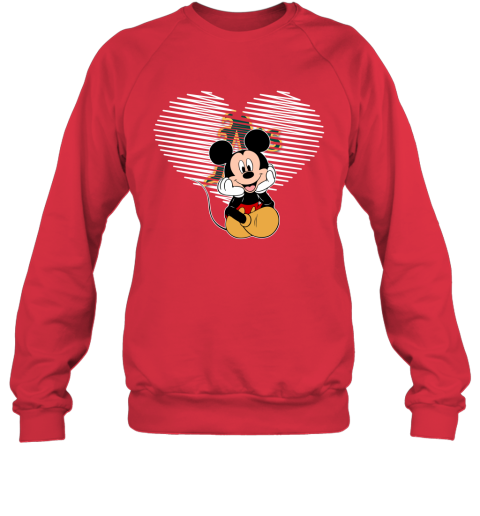 MLB Oakland Athletics The Heart Mickey Mouse Disney Baseball T Shirt o8n3vUWt1r3 sweatshirt 35 95 151514 front red