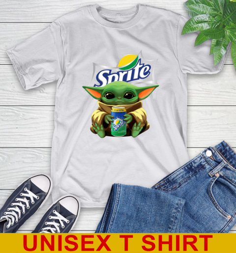 Star Wars Baby Yoda Hugs Sprite Soft Drink Shirt 12