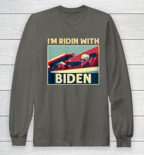 I'm Riding With Joe Biden Long Sleeve T-Shirt 5