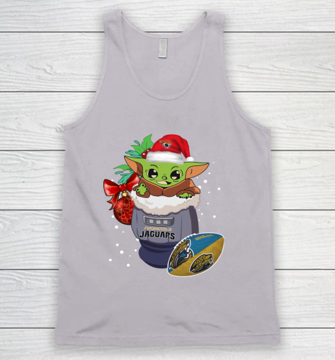Jacksonville Jaguars Christmas Baby Yoda Star Wars Funny Happy NFL Tank Top 4