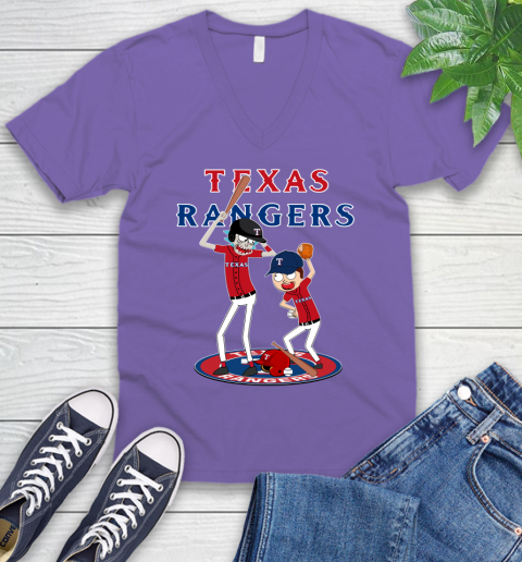 MLB Texas Rangers Rick And Morty Baseball 57