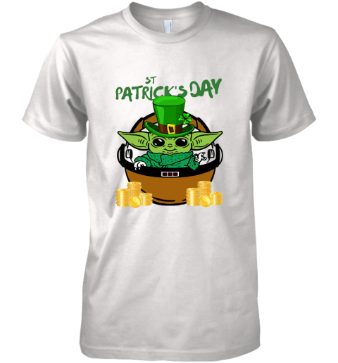 Baby Yoda St. Patrick's Day Outfit Premium Men's T-Shirt