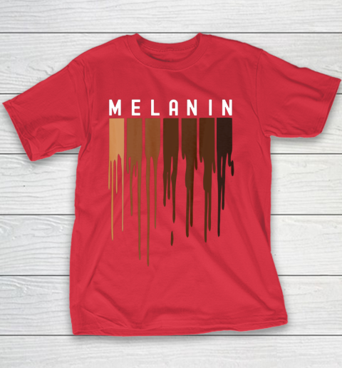 Drippin Melanin T Shirt for Women Pride  Black History Gift Youth T-Shirt 7