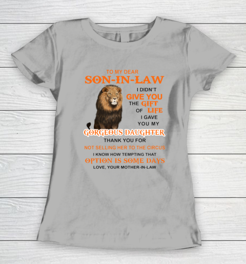 To My Dear Son In Law Women's T-Shirt 8