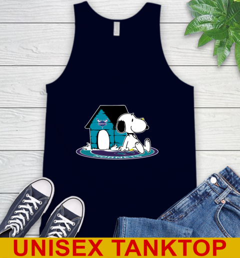 NBA Basketball Charlotte Hornets Snoopy The Peanuts Movie Shirt Tank Top 3