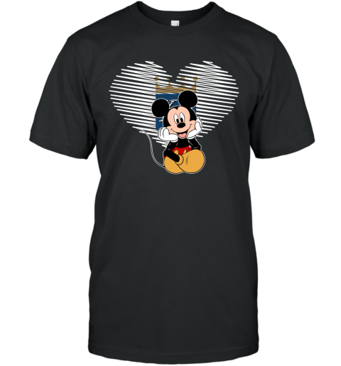 MLB Kansas City Royals The Heart Mickey Mouse Disney Baseball T Shirt