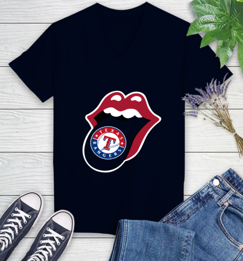 Texas Rangers MLB Baseball Lips I Root For My Team Adoring Fan 79
