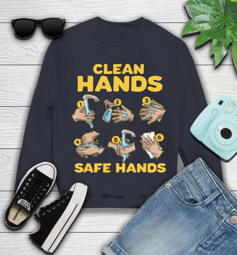 Nurse Shirt Washing Clean Hands Safe Hand Hygiene Wash Save T Shirt Youth Sweatshirt 2