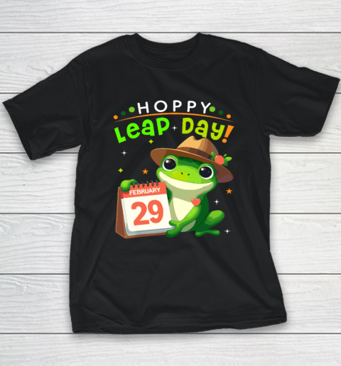 February 29th Funny Frog Leap Day Matching Leap Year 2024 Youth T-Shirt