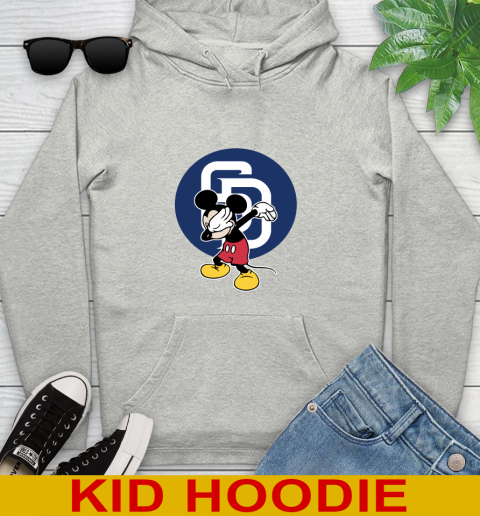 San Diego Padres MLB Baseball Dabbing Mickey Disney Sports Youth Hoodie