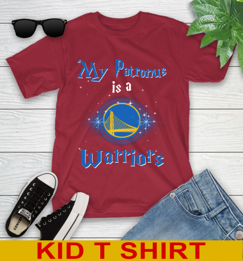 NBA Basketball Harry Potter My Patronus Is A Golden State Warriors Youth T-Shirt 12