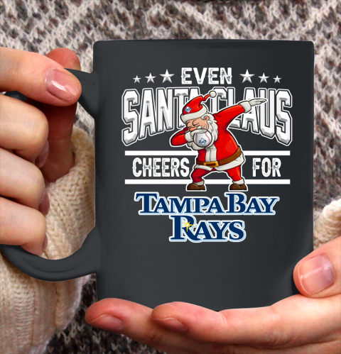 Tampa Bay Rays Even Santa Claus Cheers For Christmas MLB Ceramic Mug 11oz