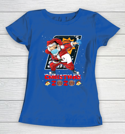 Phoenix Suns Funny Santa Claus Dabbing Christmas 2020 NBA Women's T-Shirt 8