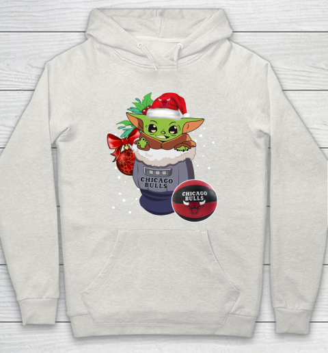 Chicago Bulls Christmas Baby Yoda Star Wars Funny Happy NBA Hoodie 12