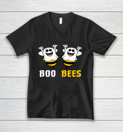 Boo Bees Couples Halloween Costume V-Neck T-Shirt
