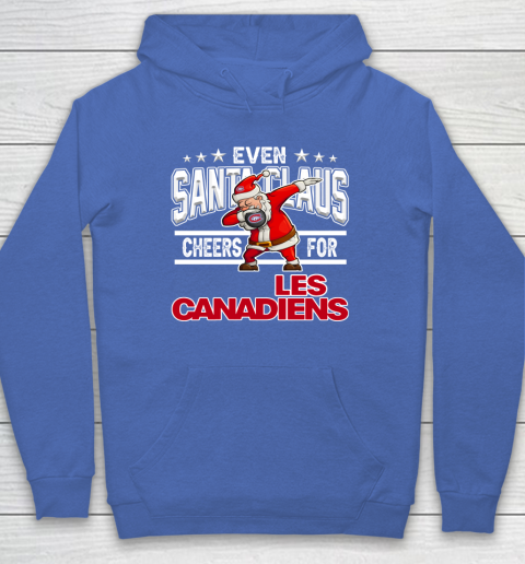 Montreal Canadiens Even Santa Claus Cheers For Christmas NHL Hoodie 6