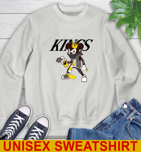 Los Angeles Kings NHL Hockey Mickey Peace Sign Sports Sweatshirt 5