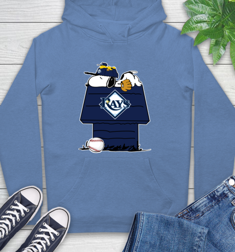 MLB Tampa Bay Rays Snoopy Woodstock The Peanuts Movie Baseball T Shirt Hoodie 11
