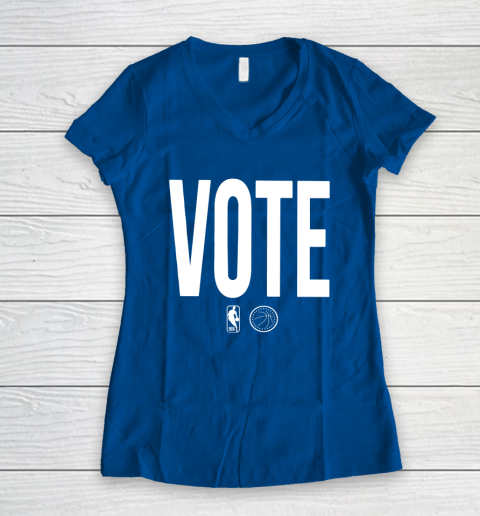 NBA Vote Women's V-Neck T-Shirt 7