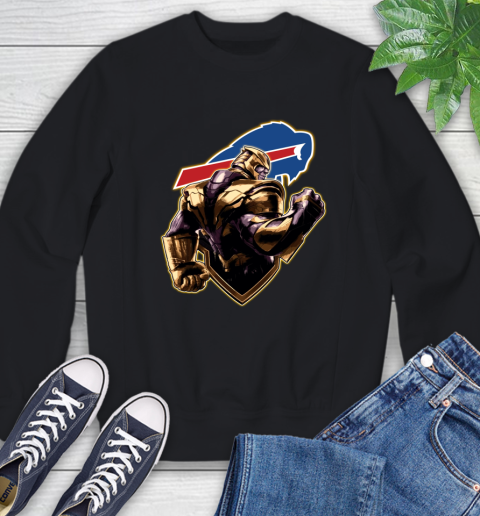 NFL Thanos Avengers Endgame Football Sports Buffalo Bills Sweatshirt 2