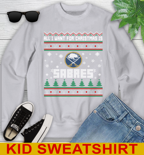 Buffalo Sabres NHL Hockey All I Want For Christmas Is My Team Sports 111