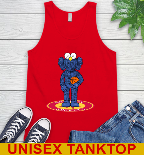 NBA Basketball Houston Rockets Kaws Bff Blue Figure Shirt Tank Top 6