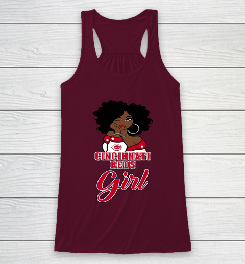 Cincinnati Reds Girl MLB Racerback Tank 3