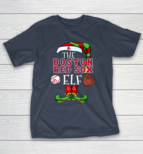 Boston Red Sox Christmas ELF Funny MLB T-Shirt