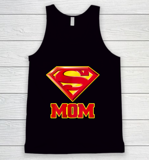 Super Mom Superman Logo Tank Top