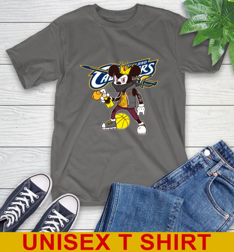 Cleveland Cavaliers NBA Basketball Mickey Peace Sign Sports T-Shirt 8