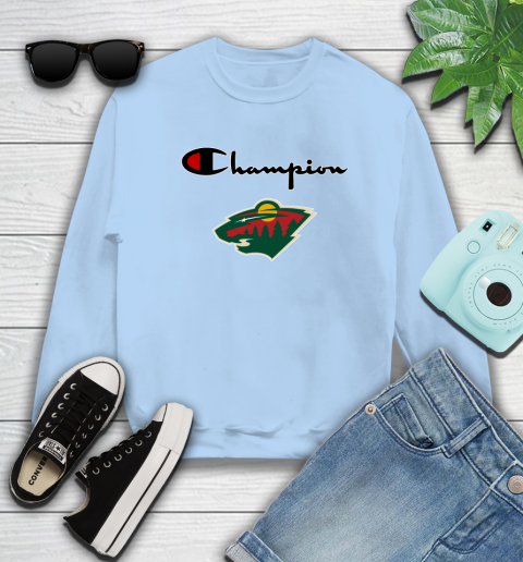 NHL Hockey Minnesota Wild Champion Shirt Sweatshirt 4