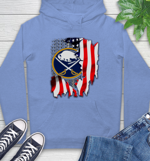 Buffalo Sabres NHL Hockey American Flag Hoodie 11