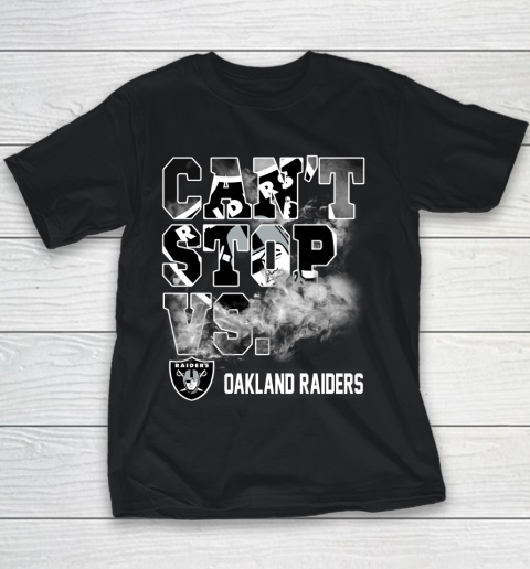 NFL Oakland Raiders Can't Stop Vs Youth T-Shirt